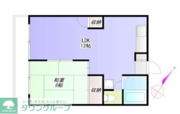 高杉マンションの物件間取画像